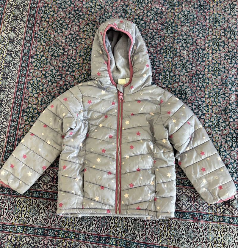 Kids Puffer Jacket with stars