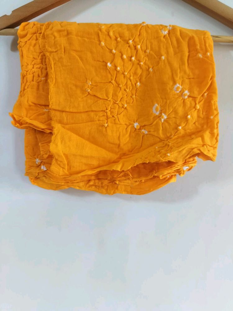 Yellow Bandhni Dupatta
