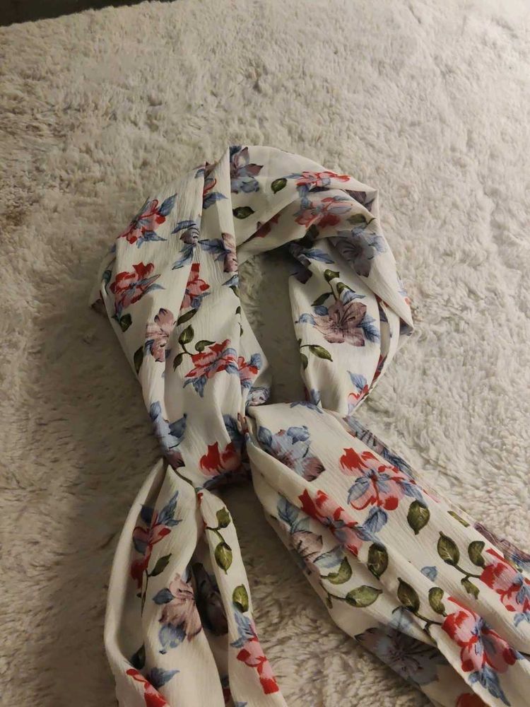 Floral Print Scarf