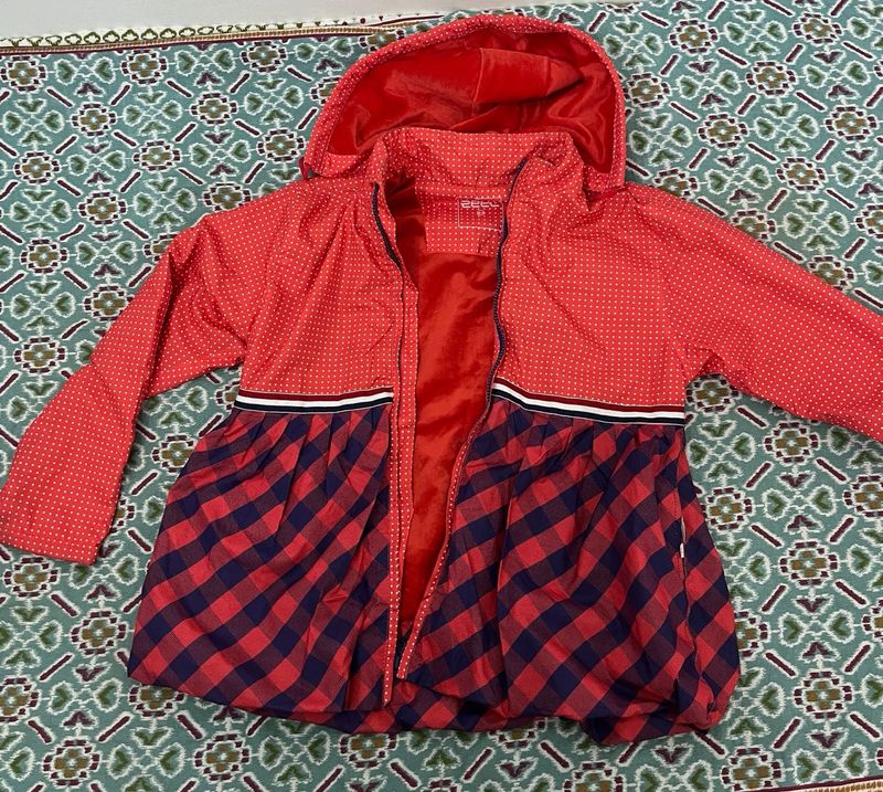 Cute Red Colour Checks With Polka dots Women’s cas