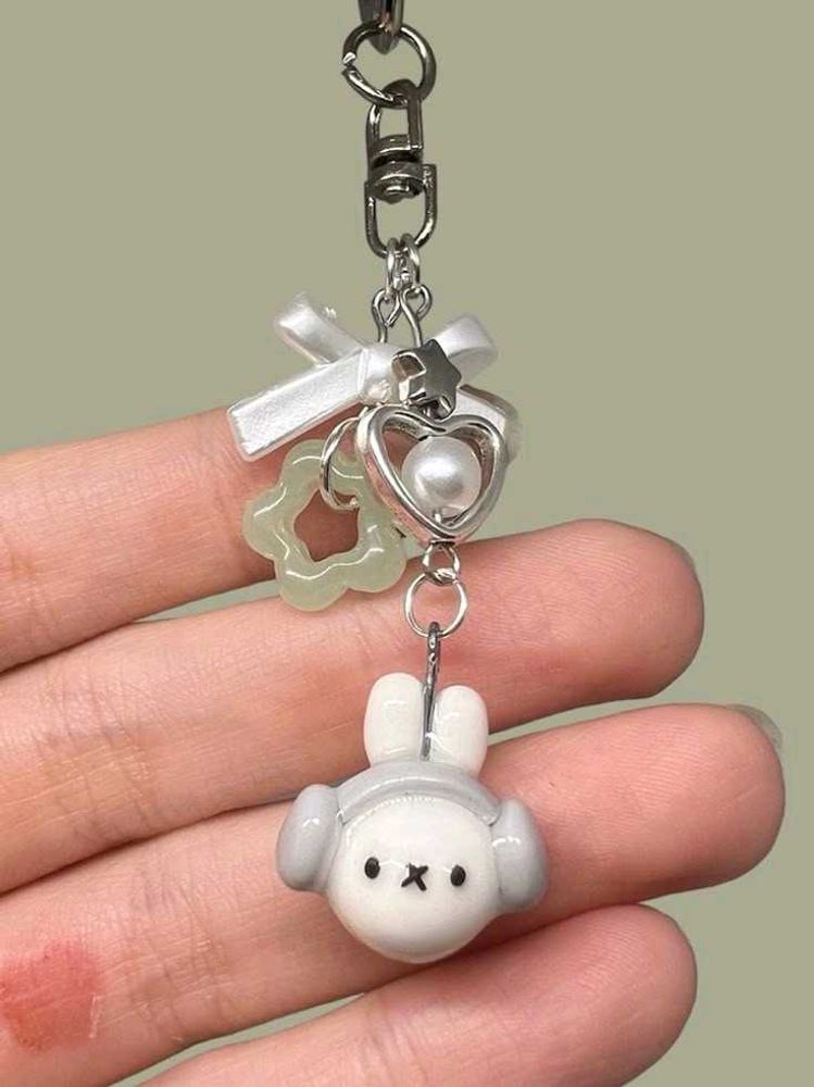 Cute Bunny Keychain