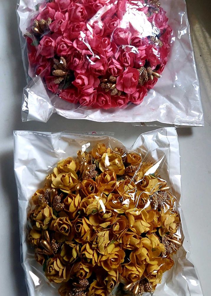 Flower Hair Buns New
