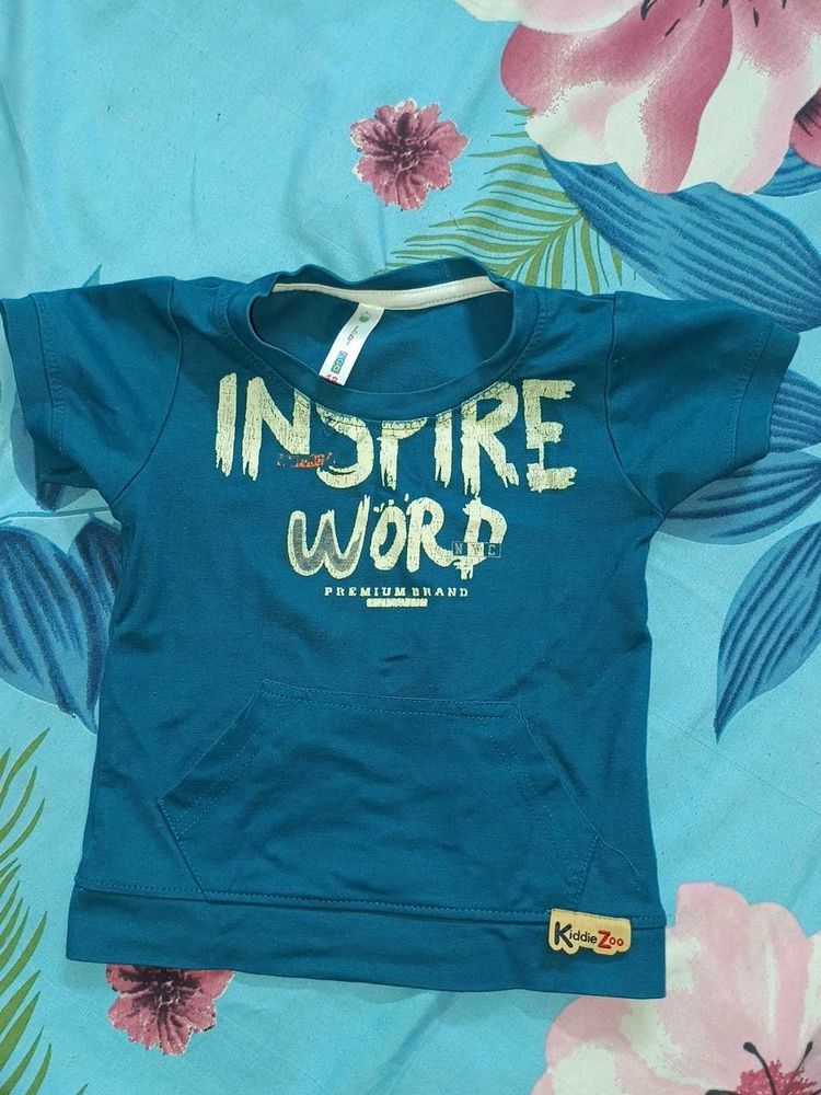 Kiddie Zoo Blue Graphic Tee