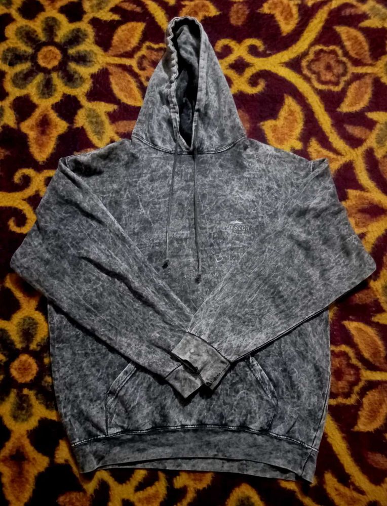 luxury Acid Wash cutted Pullover Hoodie