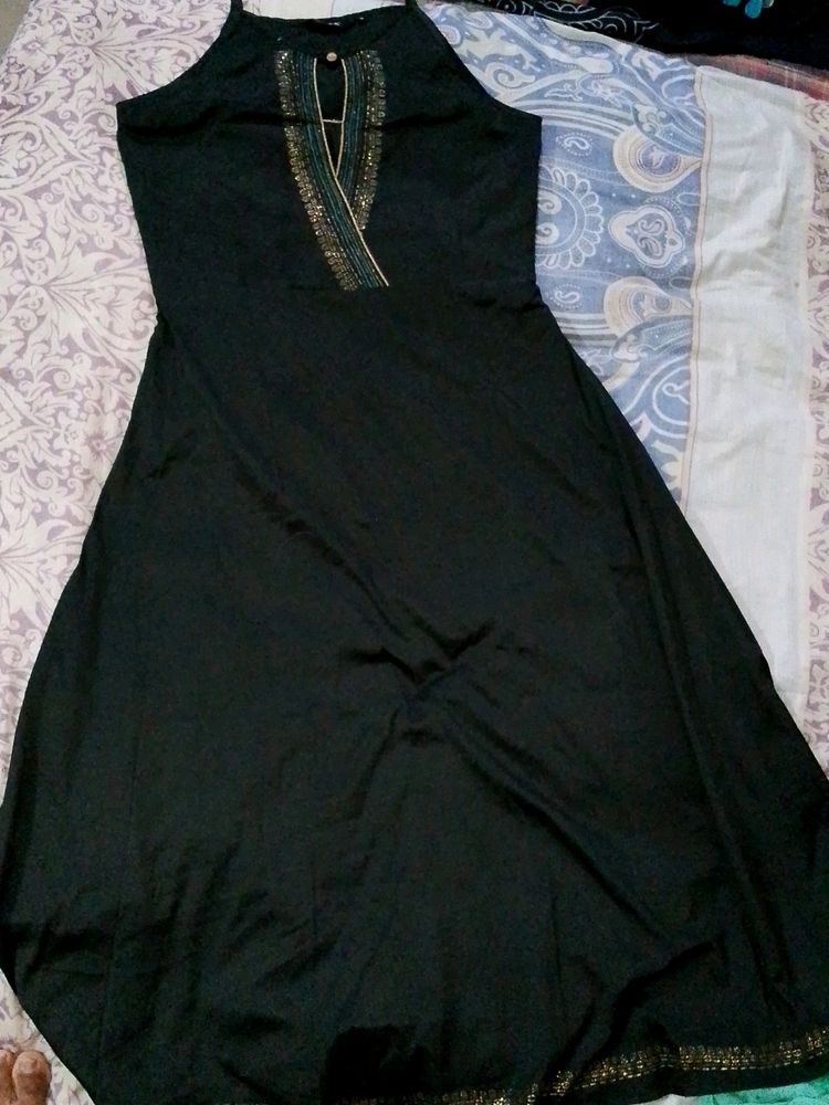 Black Colour New Gown