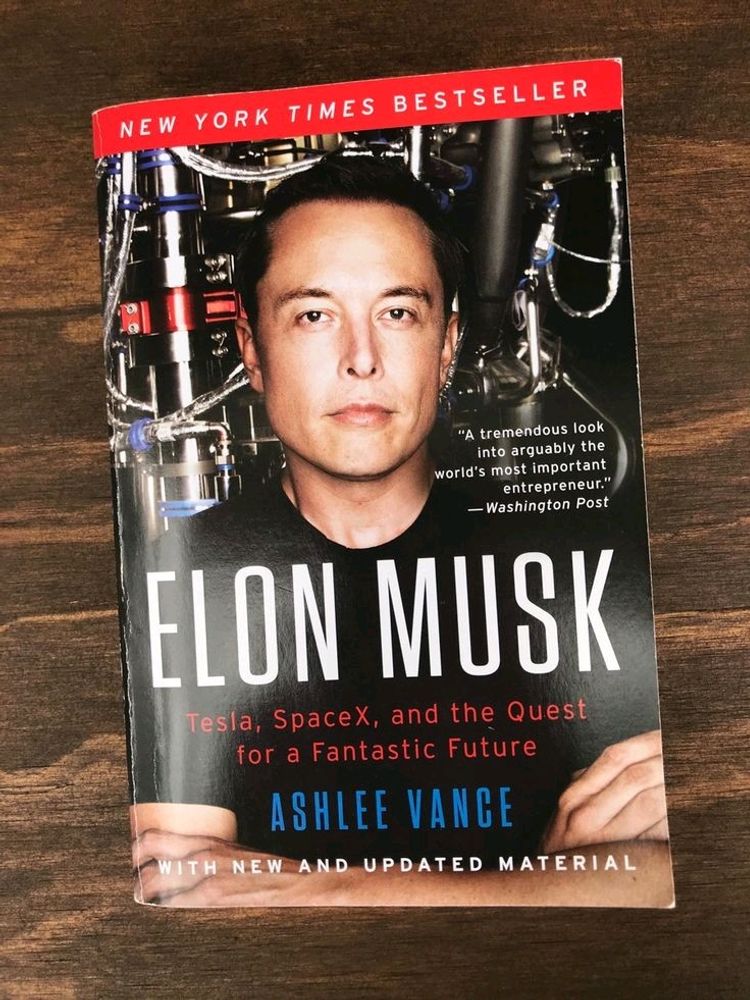 🆕 Elon Musk Biography Book By Ashlee Vance