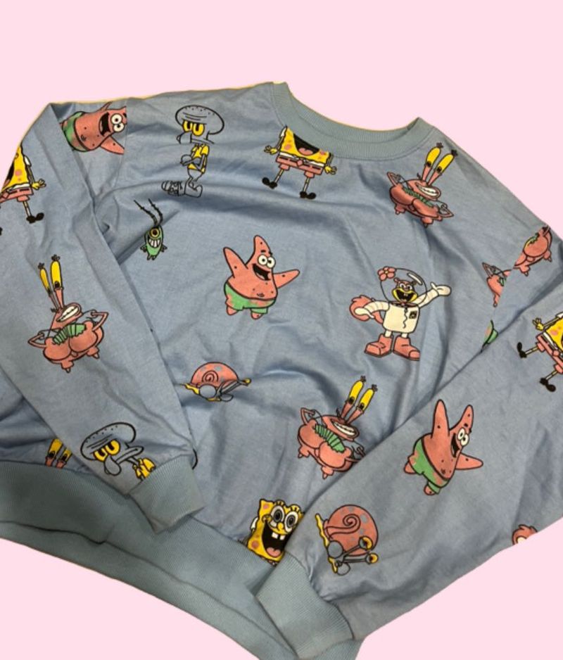 Spongebob Print Sweatshirt