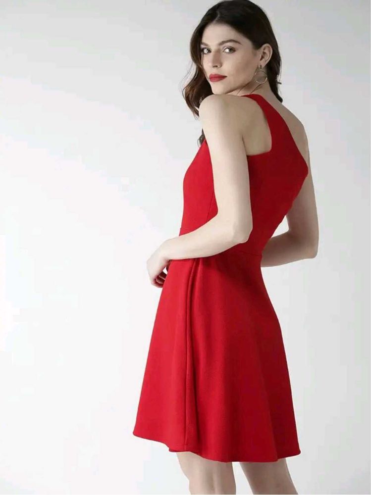 Western ❤️,red dress