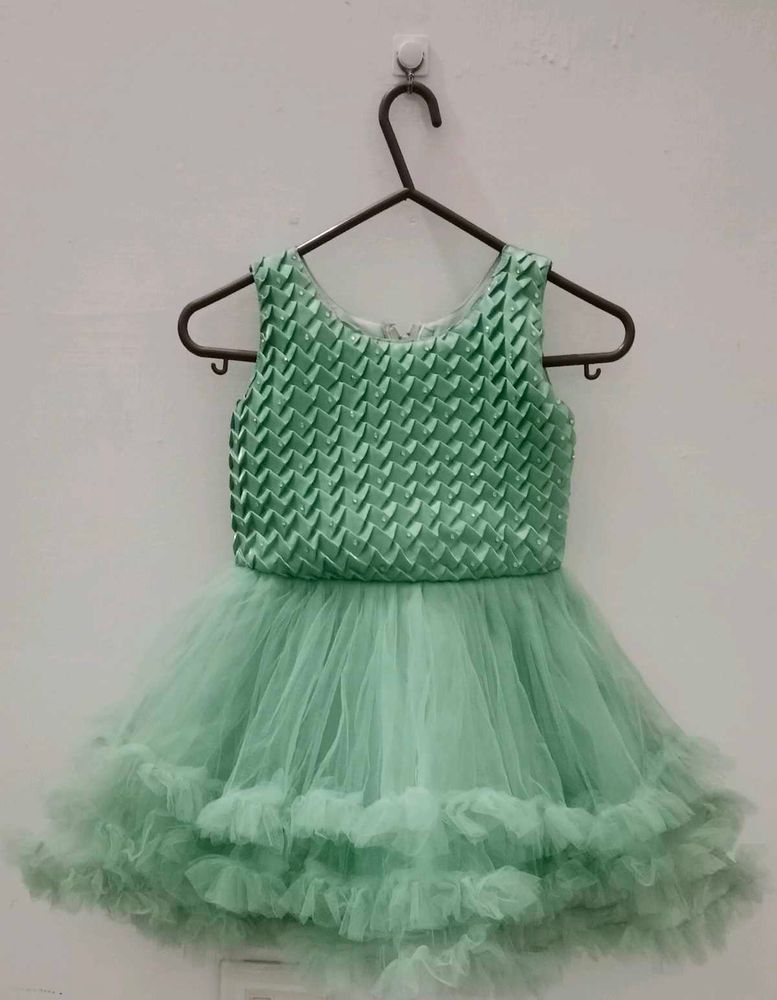 Green  Party Dress