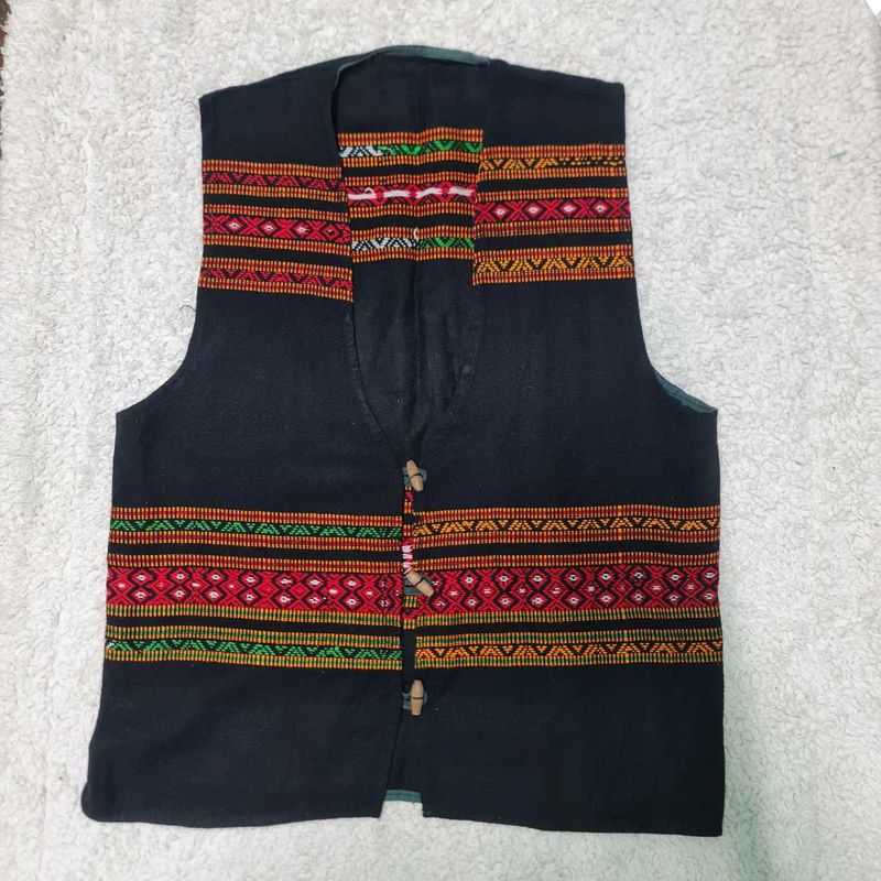 Ethnic Embroidered Vest and Lehenga ✨️