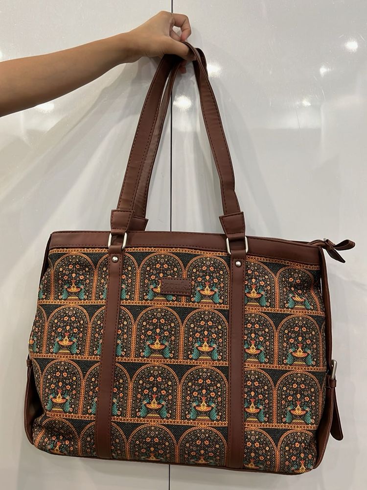 Patterned Tote Bag