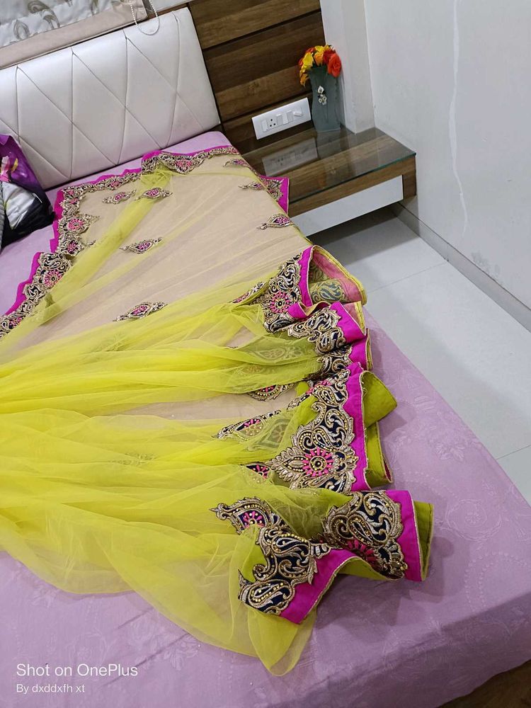 Elegant Embroidered Saree