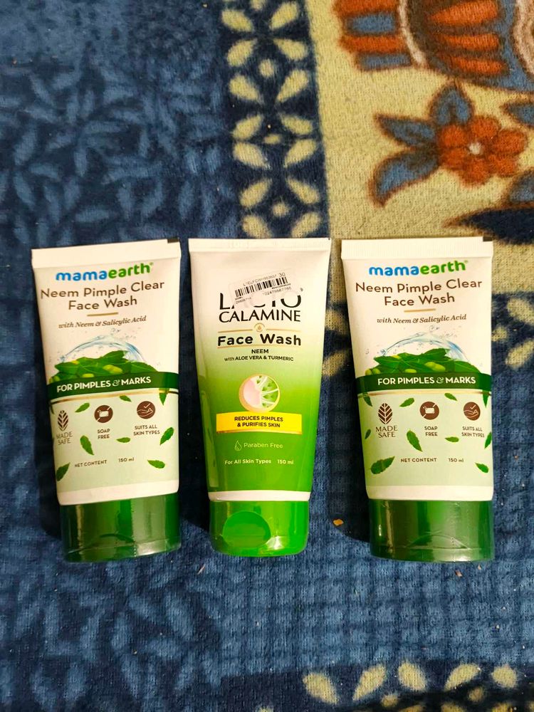 pack of 3 acne face wash