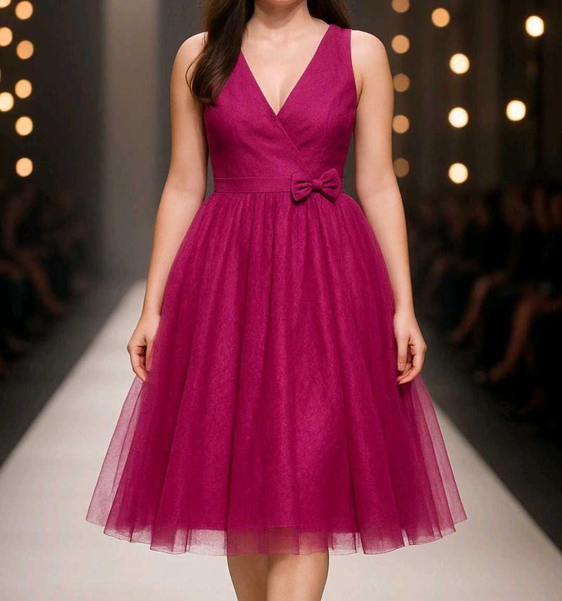 Pink Tulle Party Dress