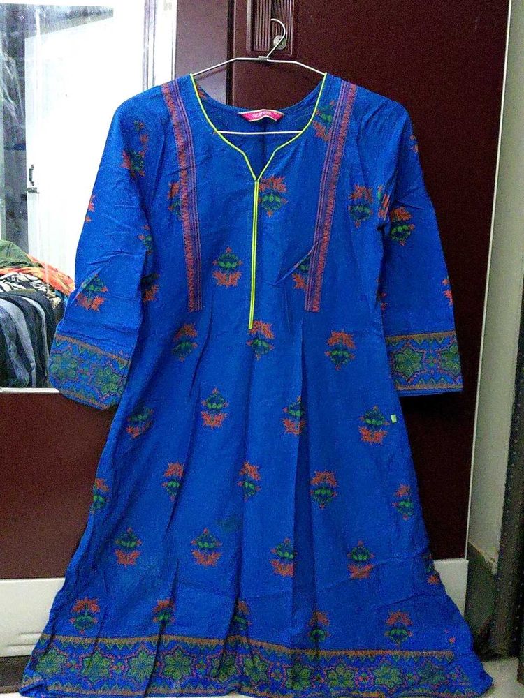 Beautiful Blue Kurta of Desi Mix
