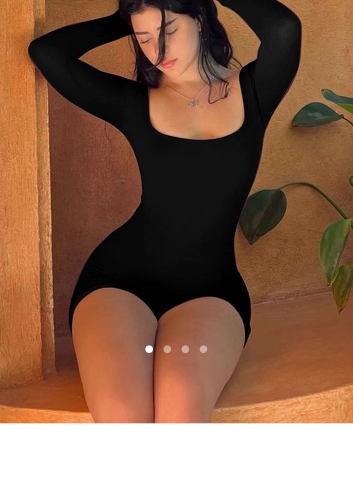 Black Long Sleeve Jumpsuit