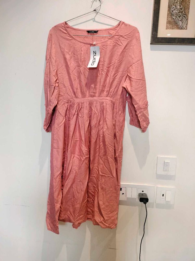 Zudio Nudo Pink Midi Dress