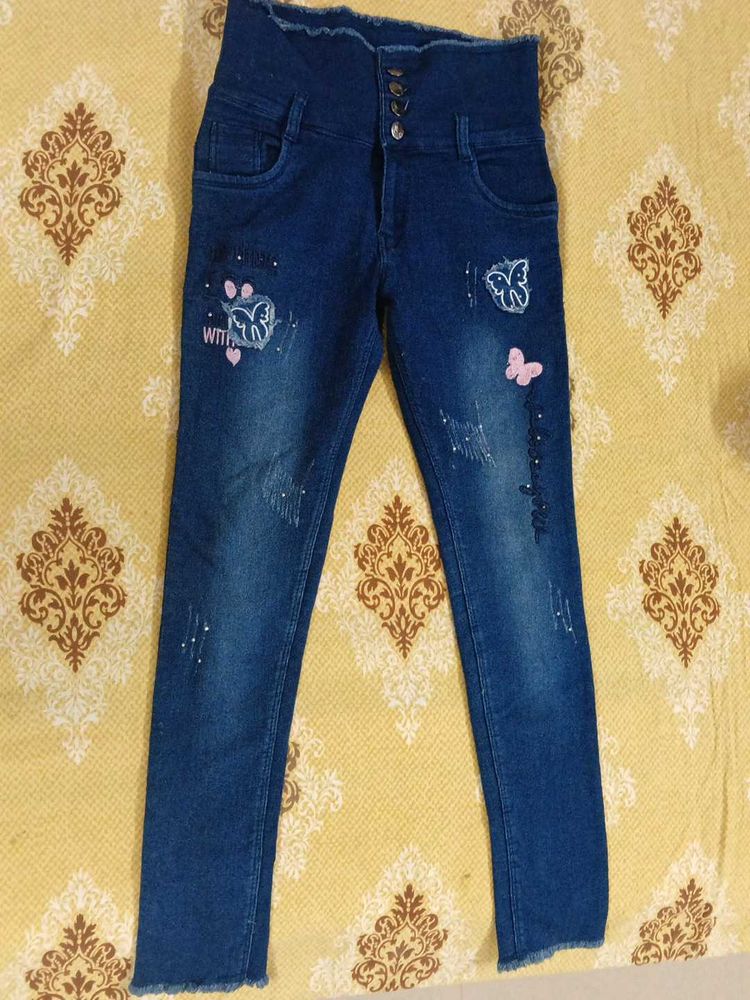 Cute Butterfly Jeans