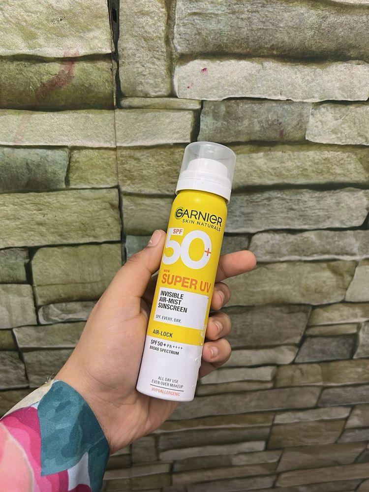 Garnier Invisible Air Mist Sunscreen With Spd 50+