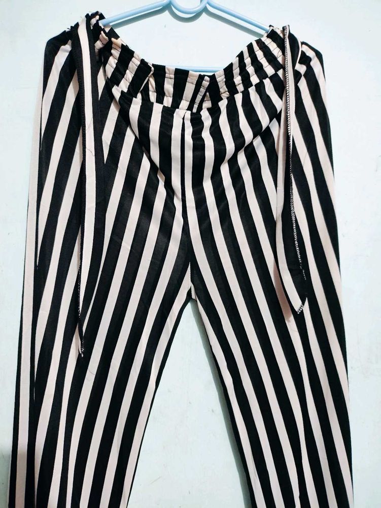 Striped Casual Plazzo