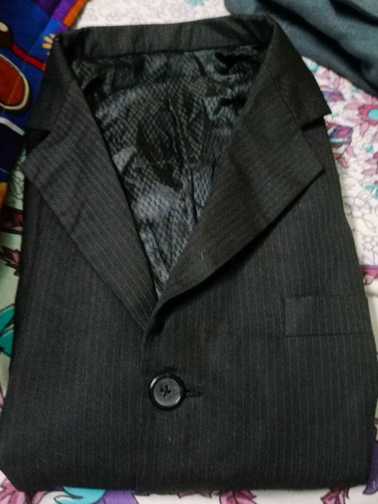 Pinstripe Blazer