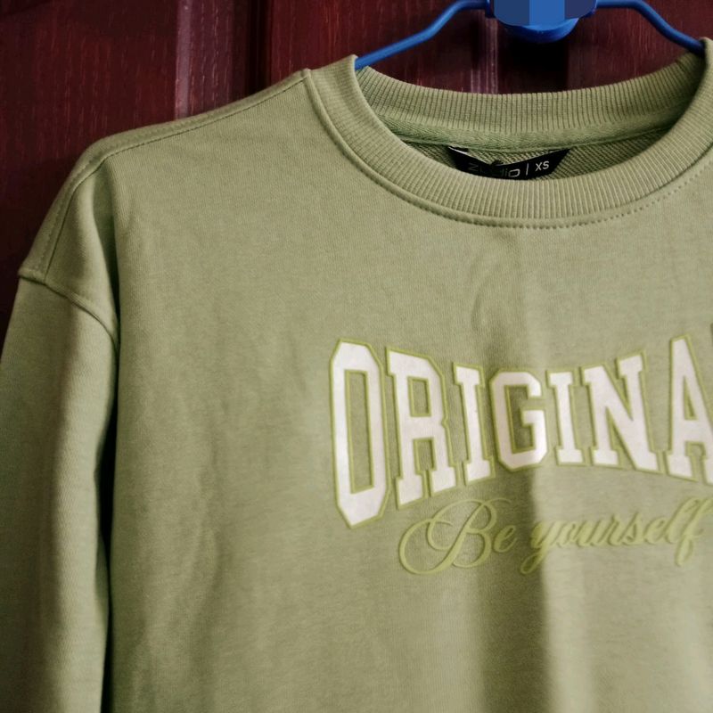 ZUDIO Sweatshirt | Hoodie | XS GREEN