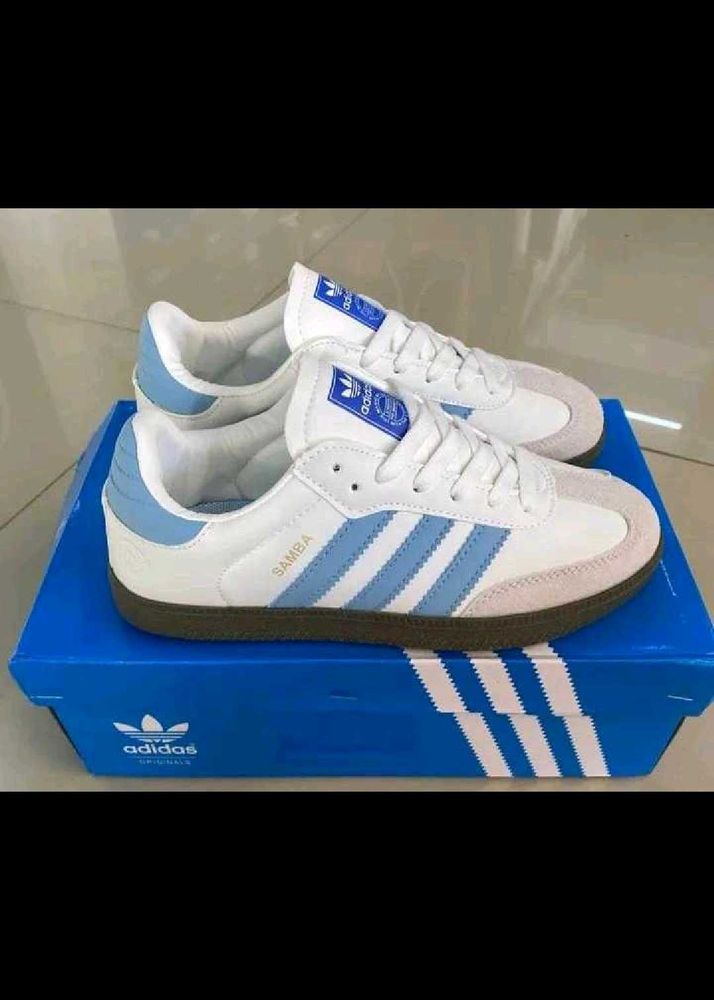 Adidas Samba skyblue4