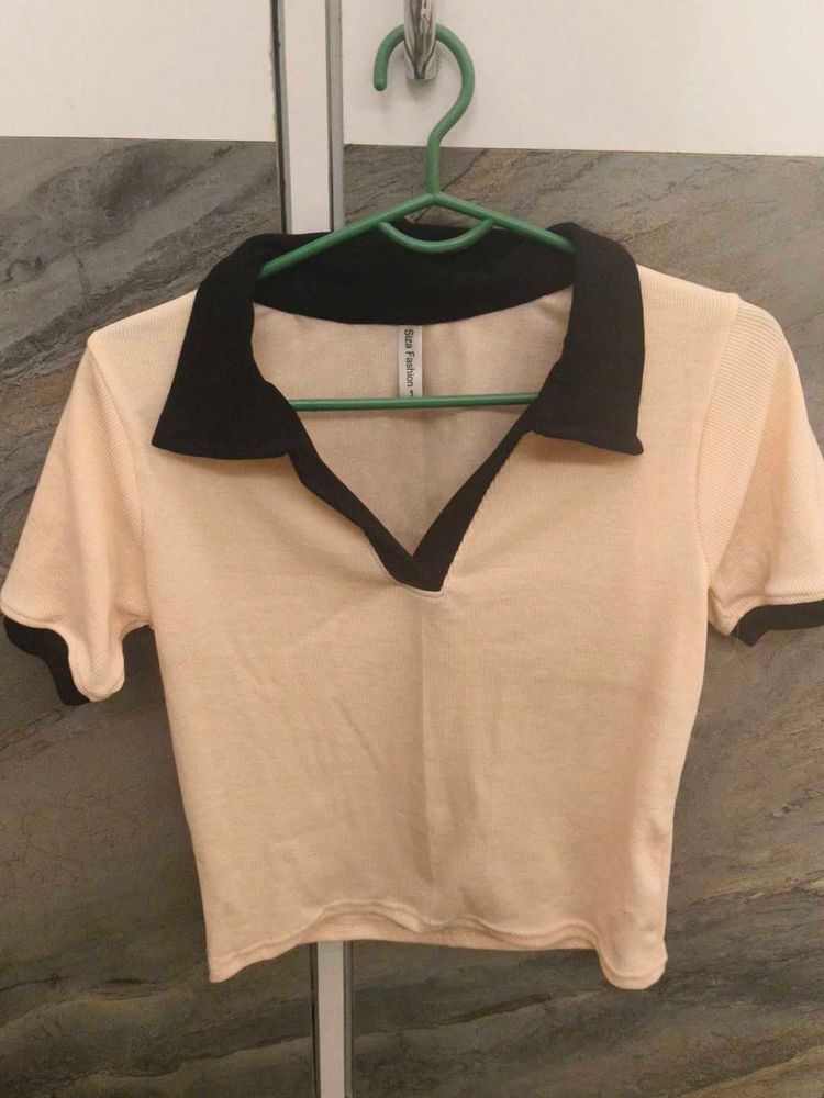 polo Crop Top
