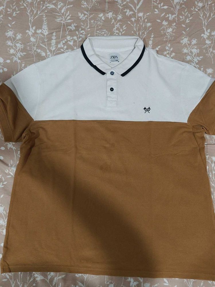ZARA Polo T-Shirt XL size