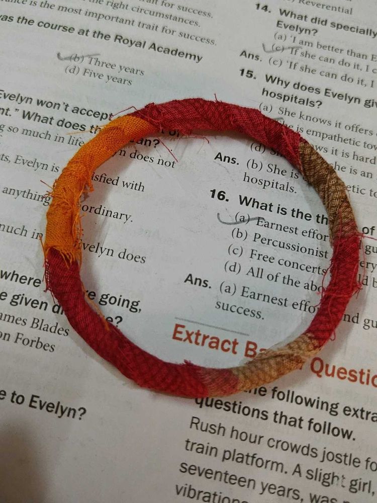 Hand Made Red Bangle (With Surprise Gift)