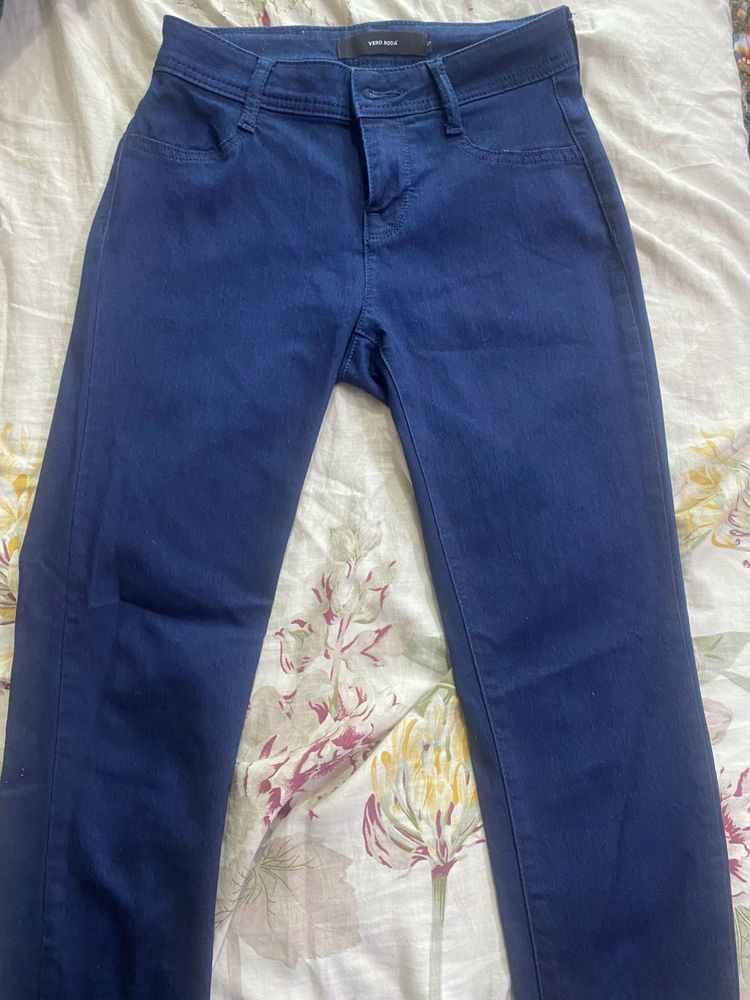 Brand New Vero Moda Navy Blue Denim Jeans