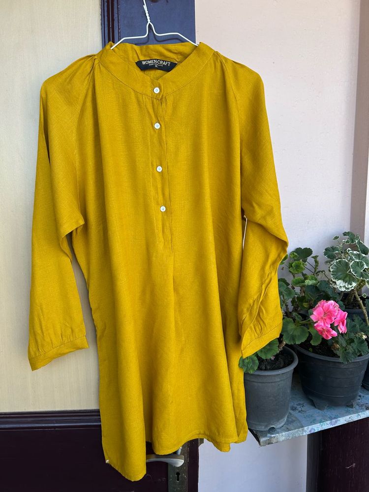Women's Craft Mustard Tunic Top