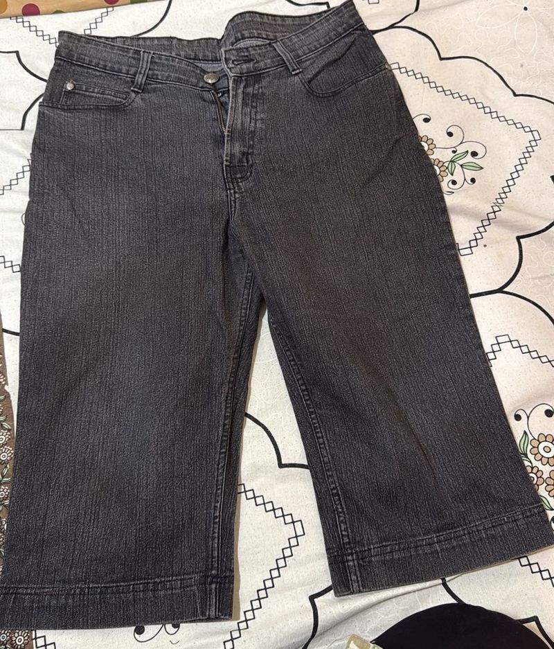 Denim Culottes / capri