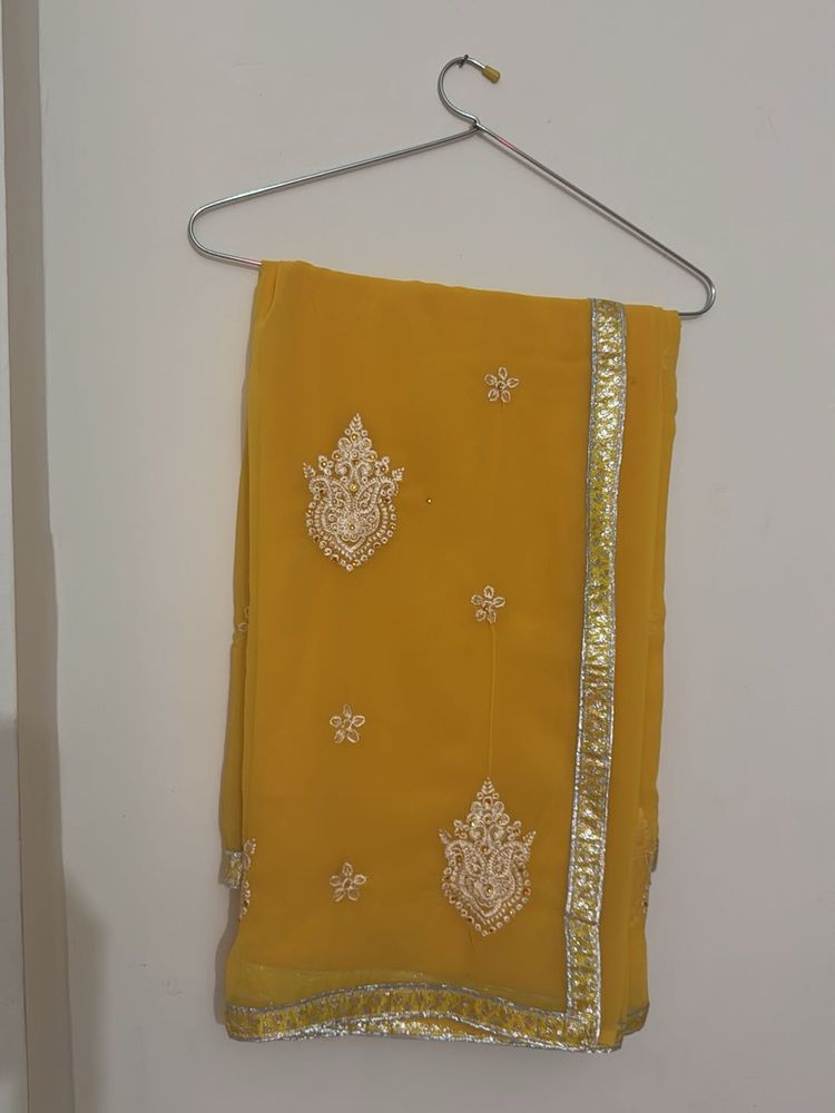 Elegant Yellow Saree