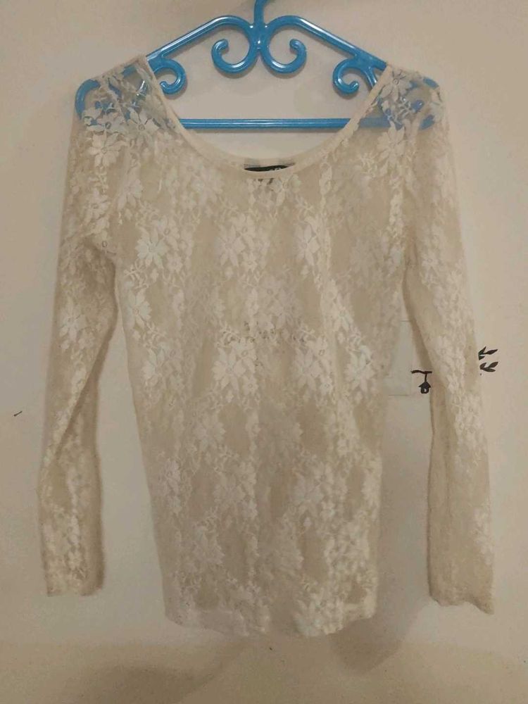 Mesh Crop Top