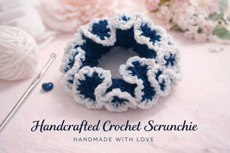 Handcrafted Crochet Scrunchie
