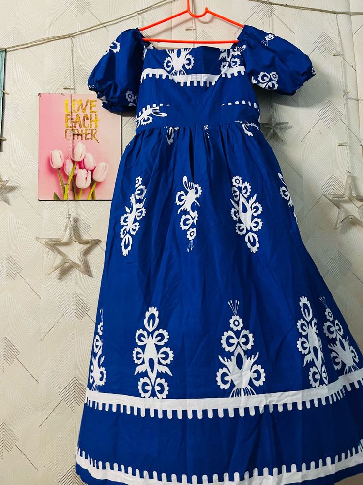 Summer Trendy Blue Dress Unused