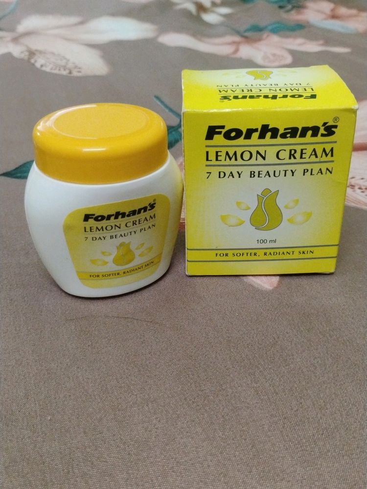 7 Day Beauty Plan Lemon Soft Skin Cream