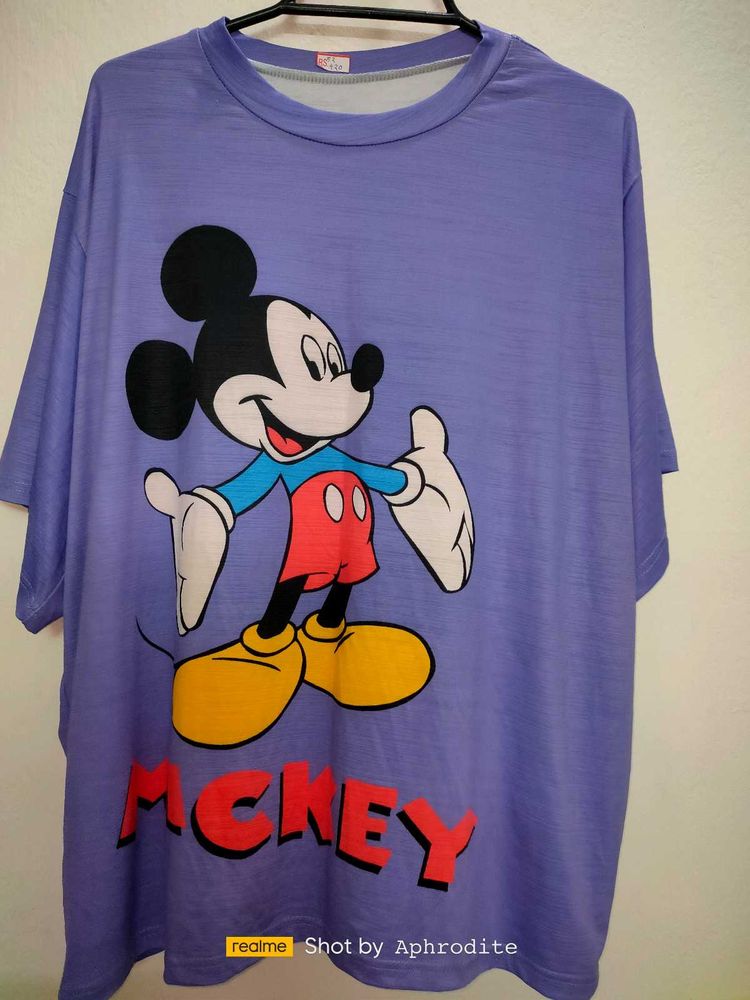 Oversized T Shirt Both Side Print
