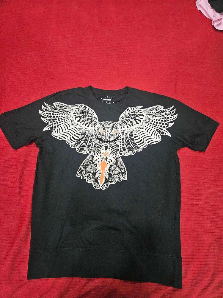 Huetrap ROGUE Black Graphic T-Shirt
