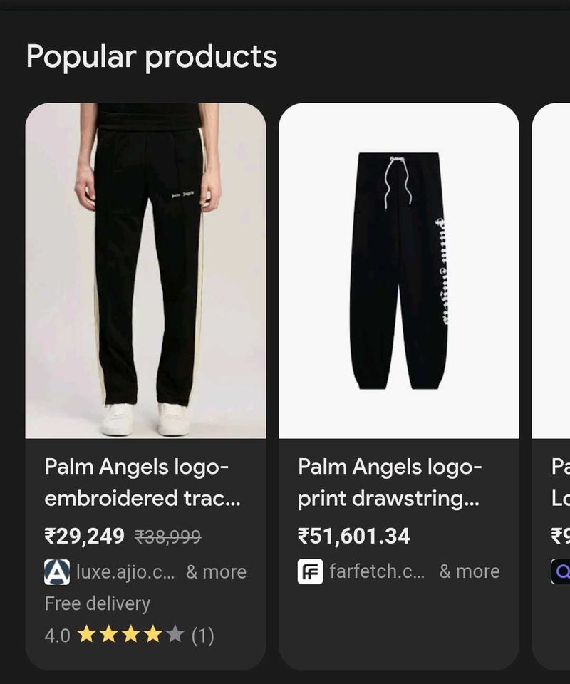 Palm Angels Track Pants