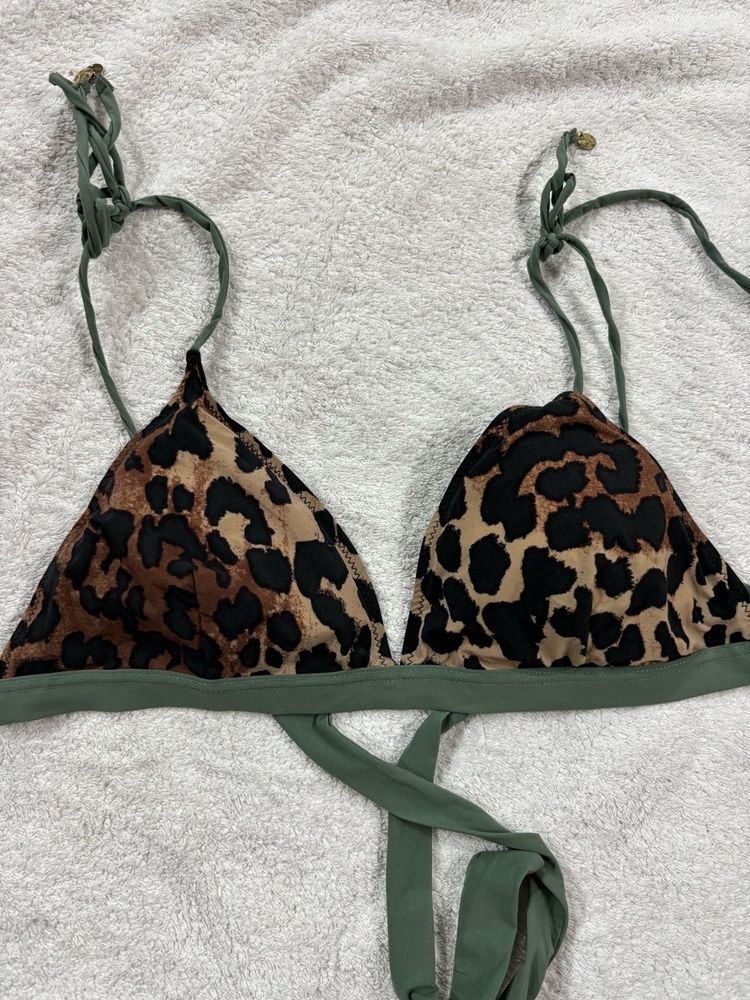 Leopard Bikini Top