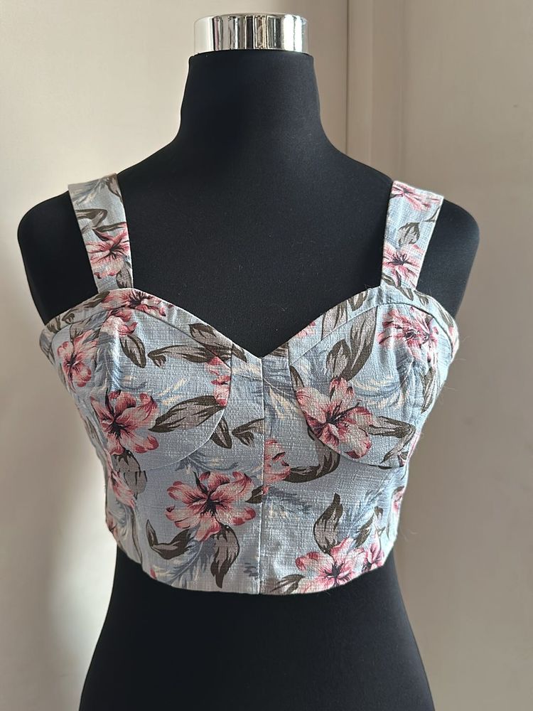 Floral Crop Top