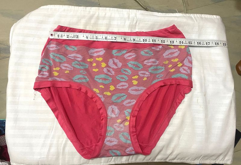 Pink Printed Briefs 34-40