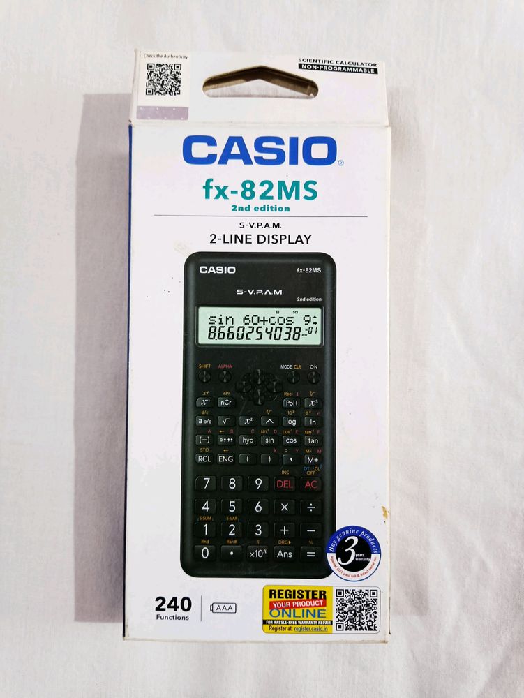 Casio FX-82MS 2nd Gen Non-Programmable Scientific
