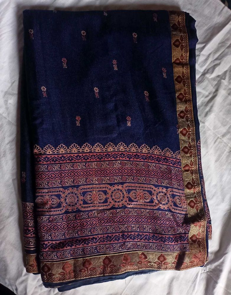 Fancy Saree Detail Design Pallu With Lace