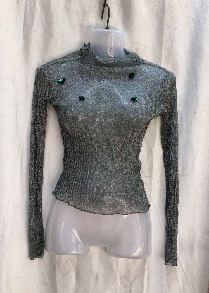 Sparkly Long Sleeve Top