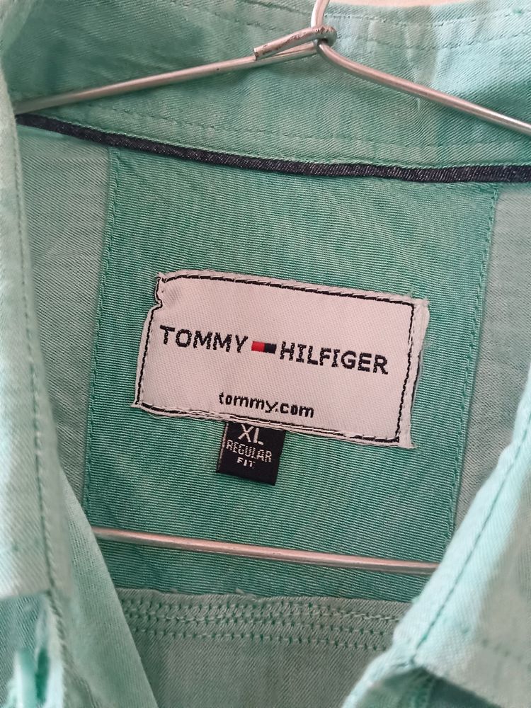 Tommy Hilfiger Sea Green Shirt