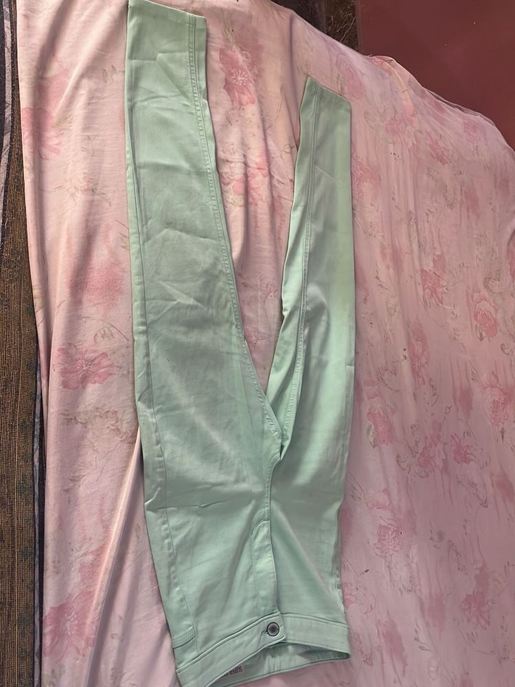 Mint Green Jeans High West