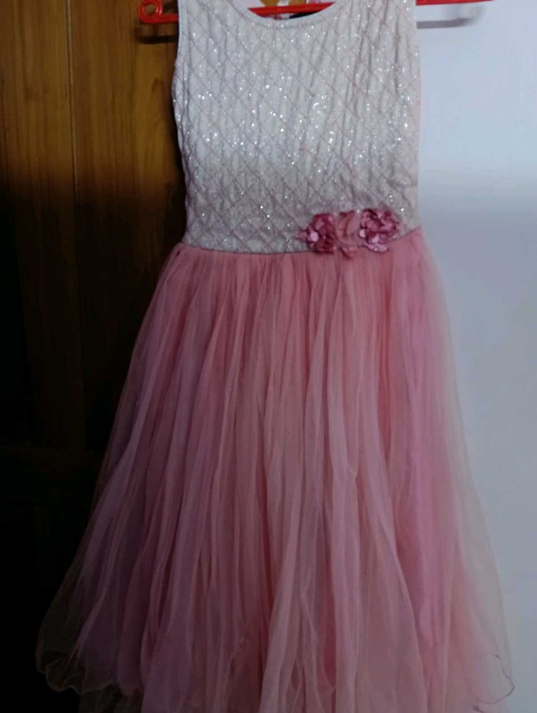 Pink Tulle Party Dress